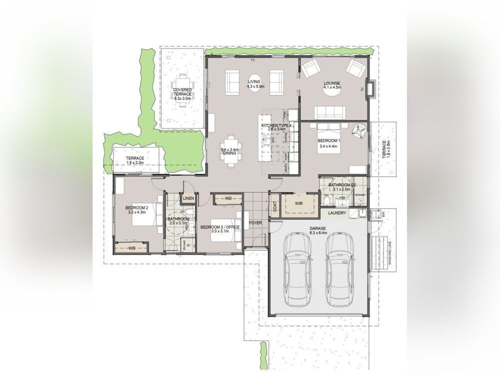 Layout of house