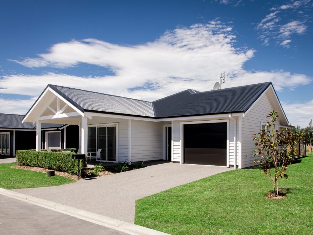 Exterior of Mirabelle Villa with contrast roof