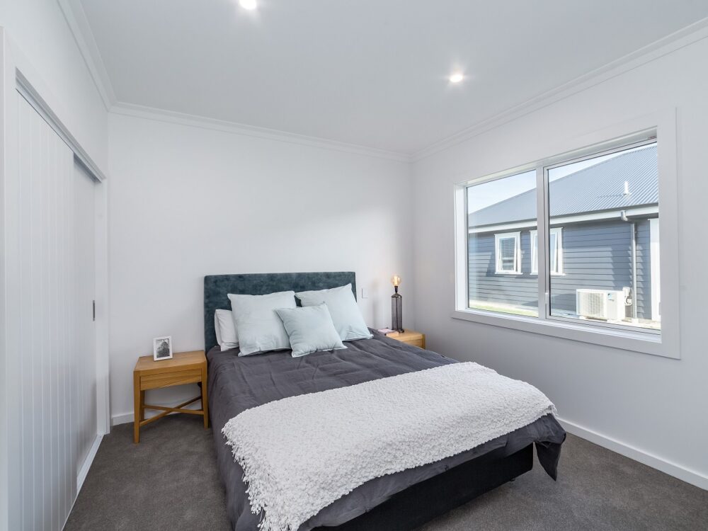 Retirement village villa bedroom