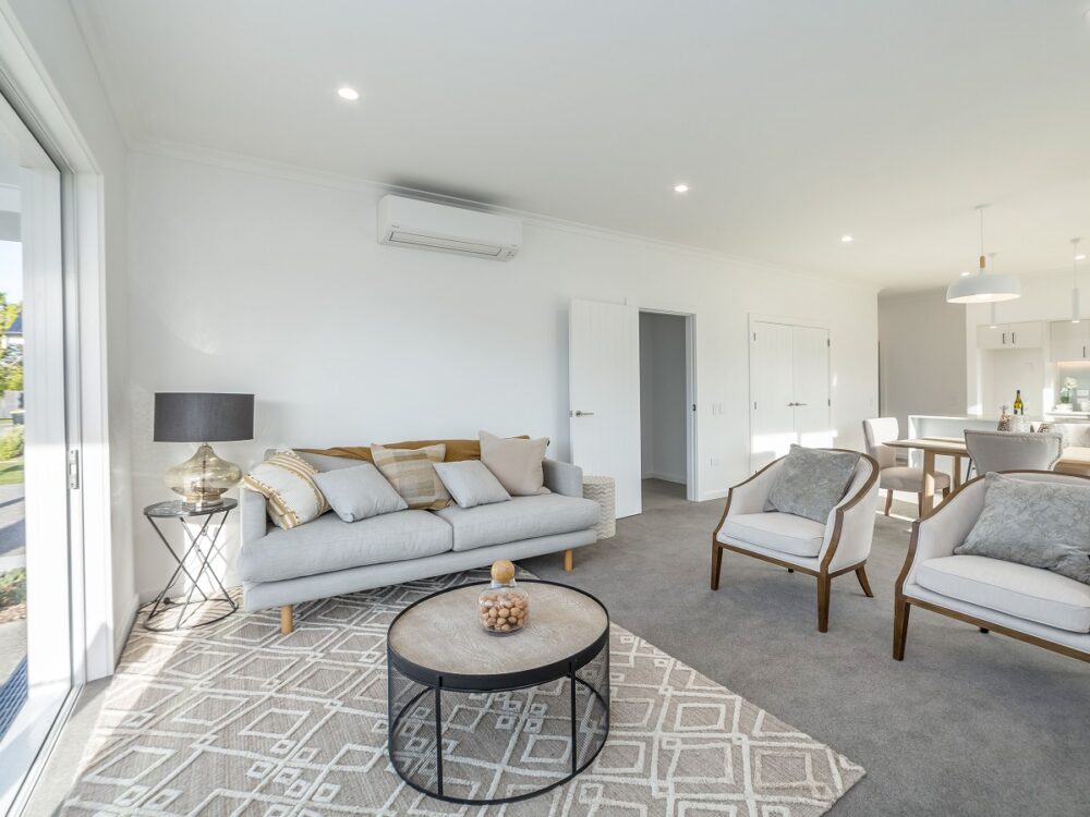 Retirement village villa living room