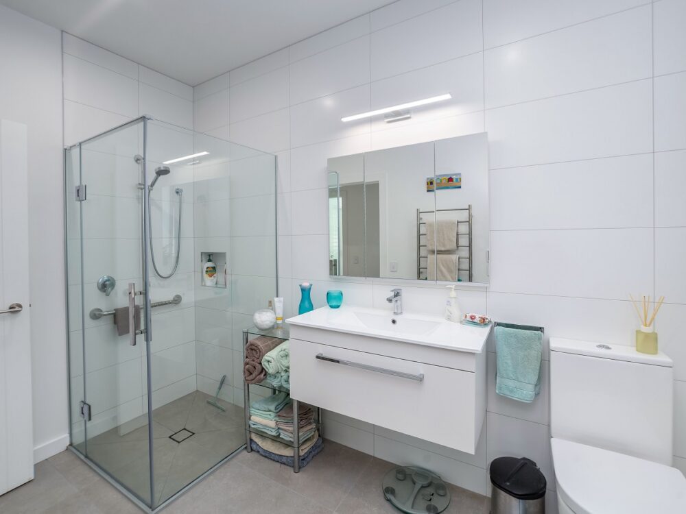 Retirement village villa bathroom