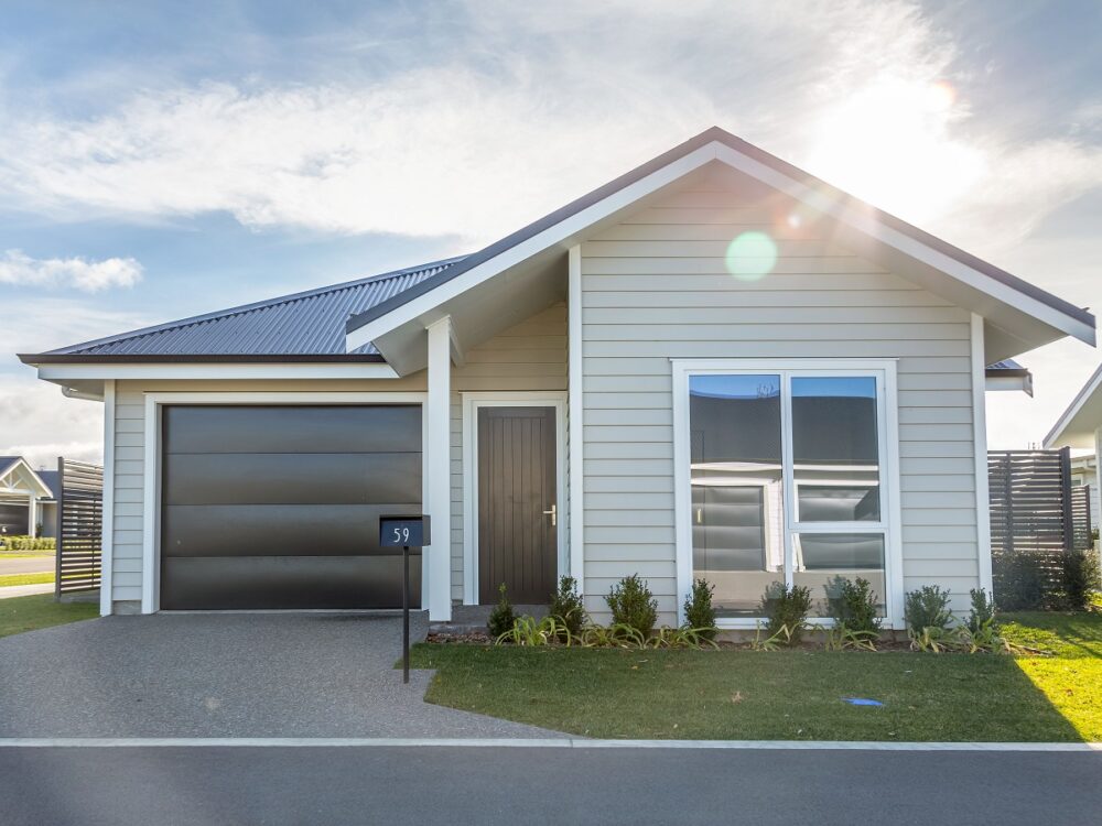 Retirement village villa exterior front on